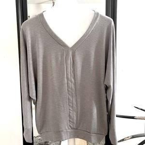Jane and Delancey Gray Top